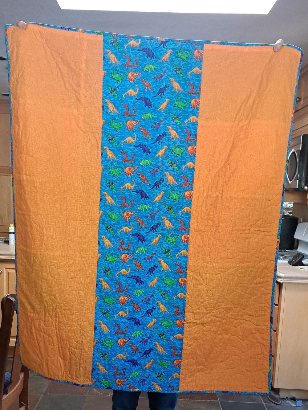 Handmade Baby Quilt  39" By 47"